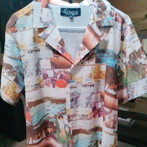 OJ SIMPSON BRONCO CHASE SHIRT BY SUgarhill  -   SUCH AN AMAZING VINTAGE PIECE!!!
